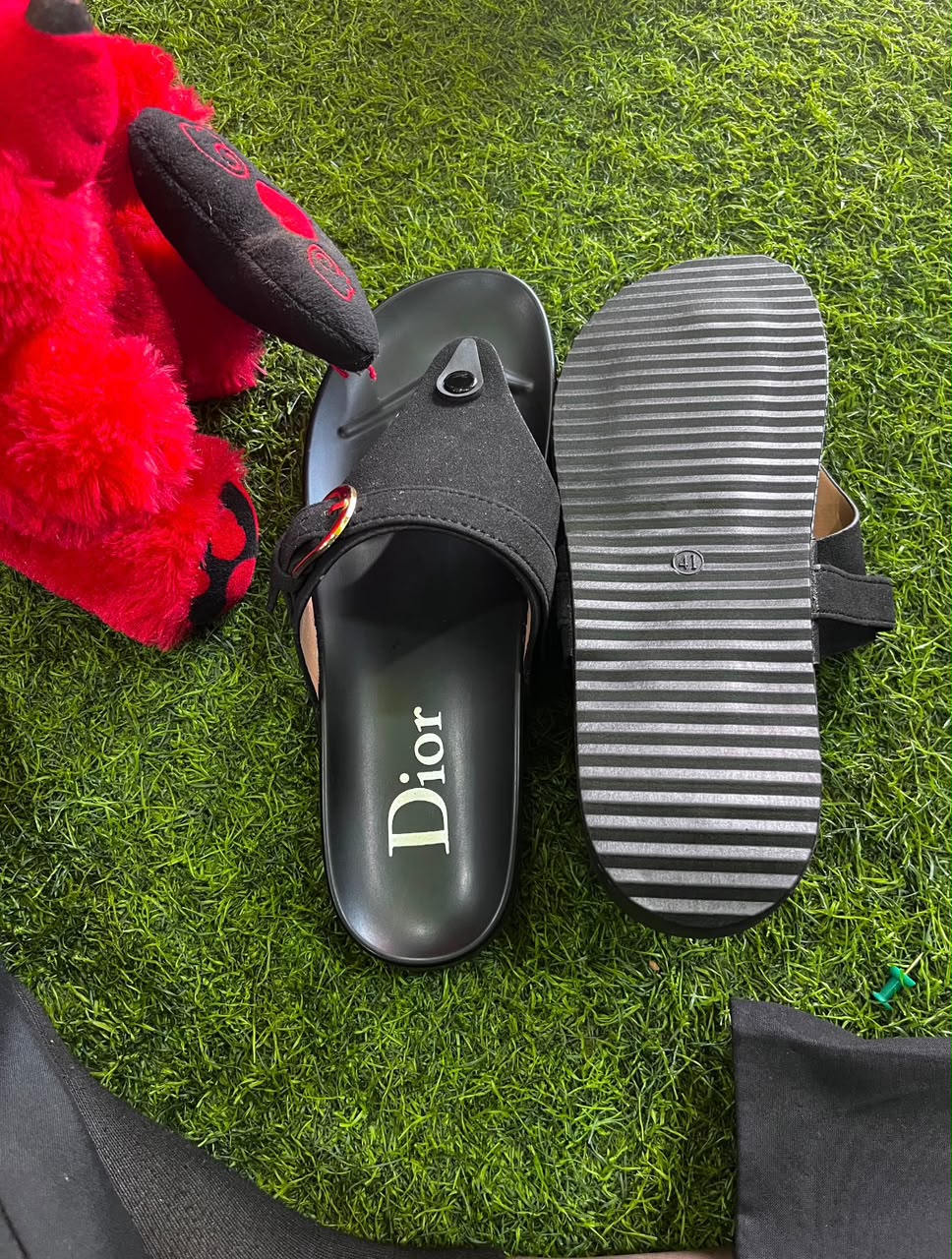 Dior - Aqua Slide in black