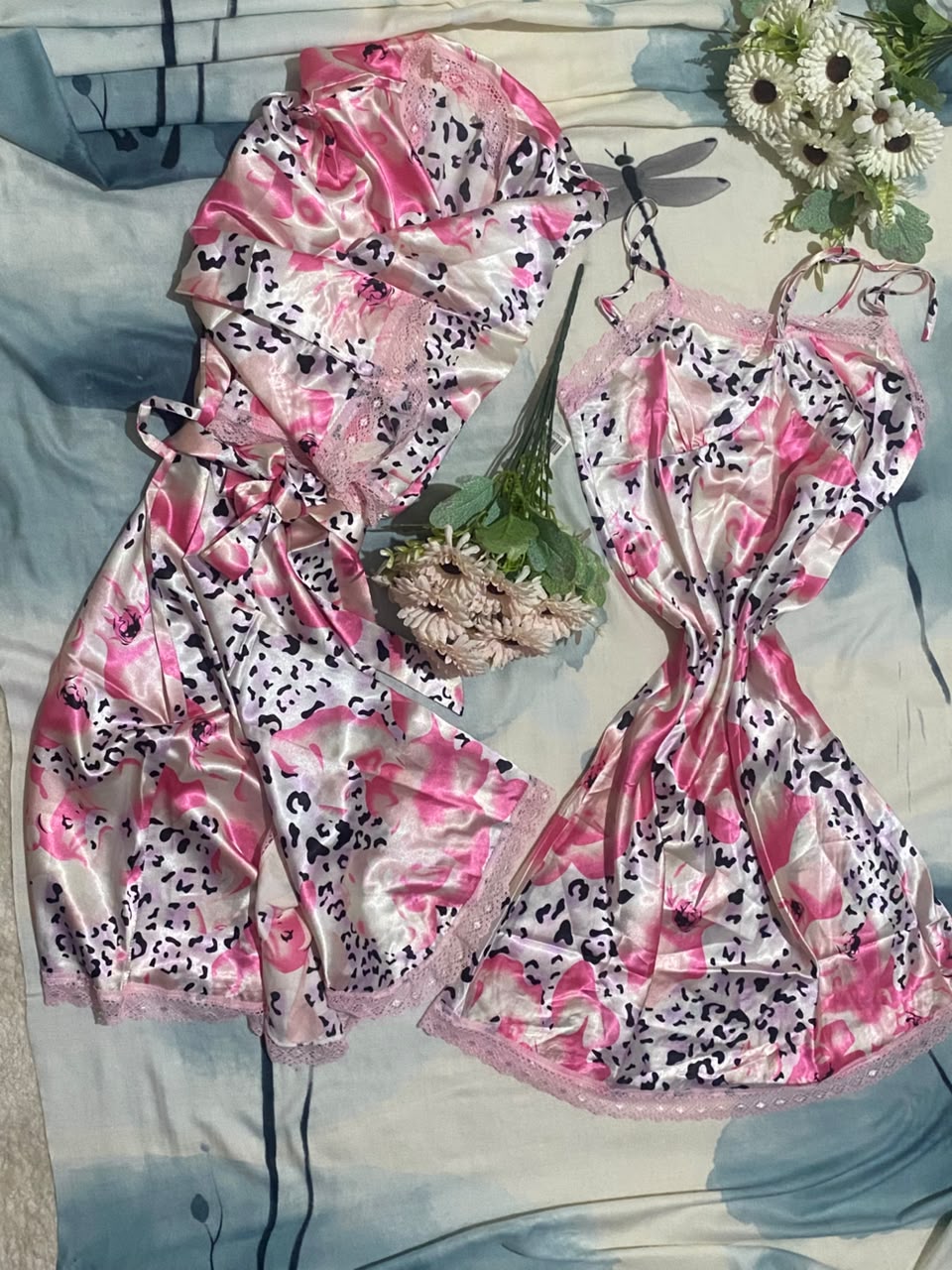 Pink Animal Print 2-Piece Set